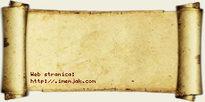 Adam Skenderi vizit kartica